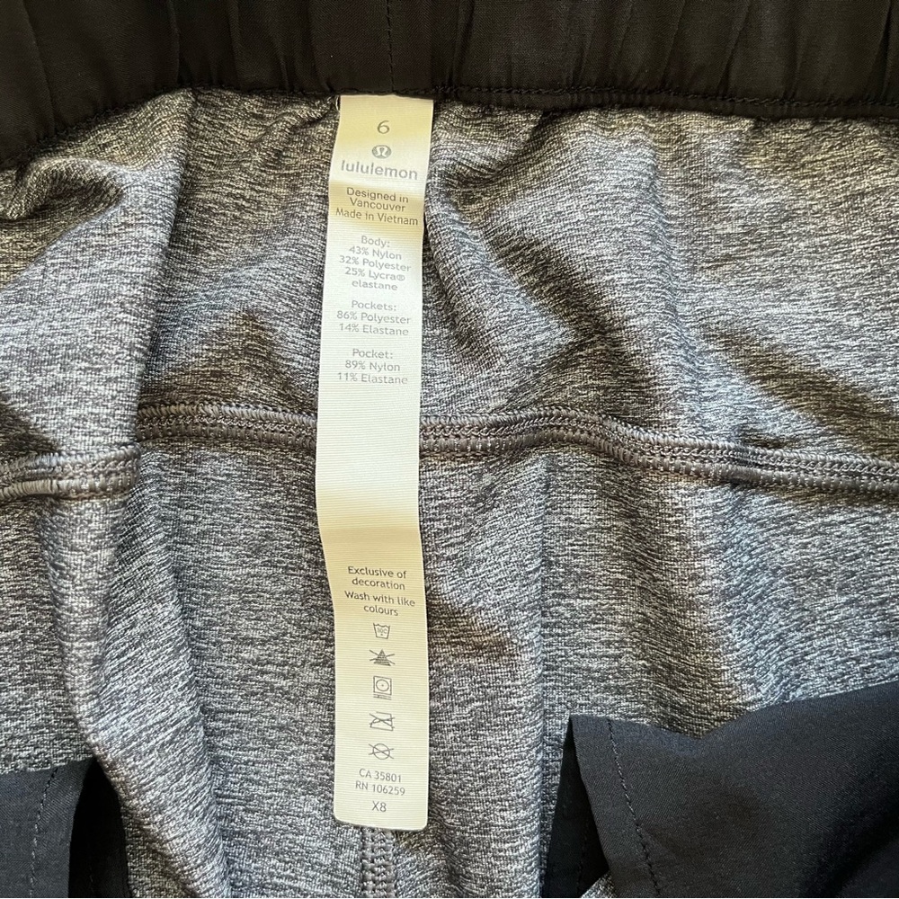 LULULEMON On The Fly Pant Size 6 Minimalist Stylish Chic Athleisure - Picture 3 of 8